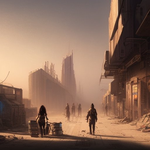 Life on the Sandy Streets of Cyberpunk Deserts: Surviving and Thriving in a Post-Apocalyptic Society.